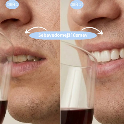 Prášok pre prirodzene belší úsmev
