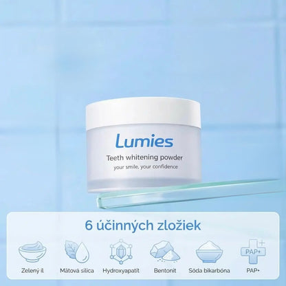 Prášok pre prirodzene belší úsmev