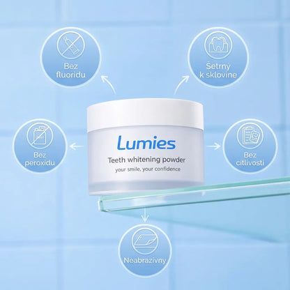 Prášok pre prirodzene belší úsmev