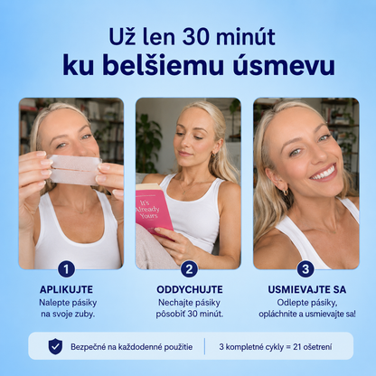 PAP+ Pokročilé bieliace pásiky na zuby